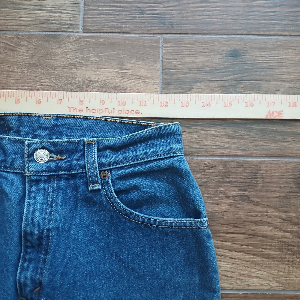 Vintage Levi's Jeans Womens 4 M Blue 550 Relaxed Fit Tapered Y2K (FITS 25x31) - Picture 4 of 10